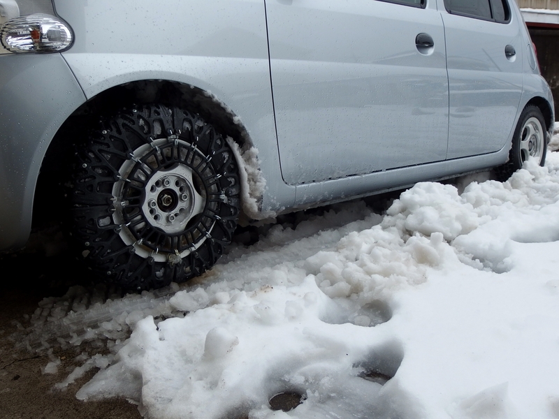 タイヤチェーンの様子